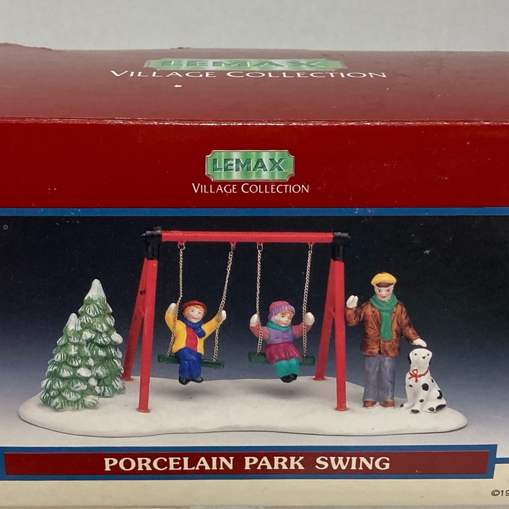 Lemax Village Collection “Park Swing” 1995 Vintage
